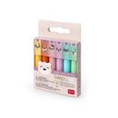 Legami Teddy's Style Mini Pastel Highlighters (Set Of 6)