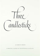Three Candlesticks Writing Pad P4TO (50 Sheets)