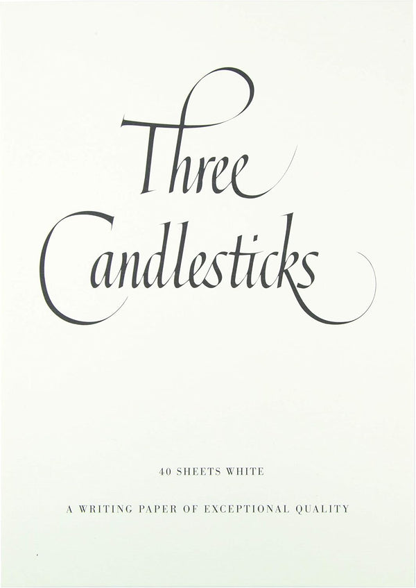 Three Candlesticks Writing Pad P4TO (50 Sheets)