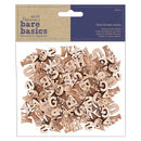Papermania Bare Basics Thick Wooden Letters (200pcs)