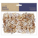 Papermania Bare Basics Adhesive Wooden Letters (600pcs)