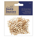 Papermania Bare Basics Wooden Shapes (40pcs) - Vine Leaf