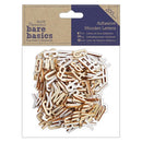 Papermania Bare Basics Adhesive Wooden Letters (200pcs)