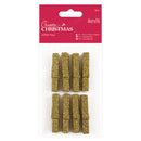 Create Christmas Glitter Pegs (8pcs)