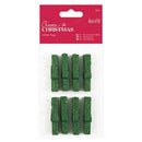 Create Christmas Glitter Pegs (8pcs)