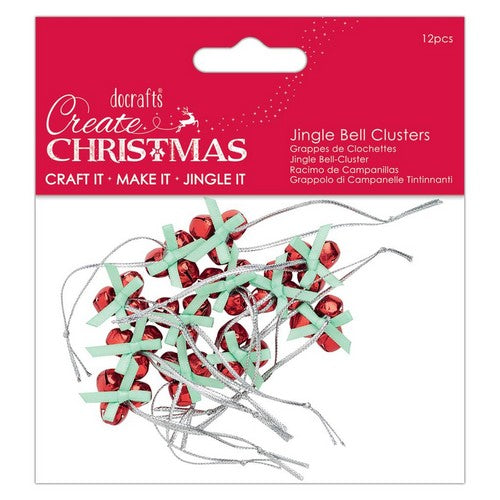 Create Christmas Jingle Bell Clusters (12pcs)