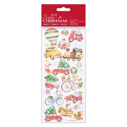 Create Christmas - Foil Stickers - Gift Delivery