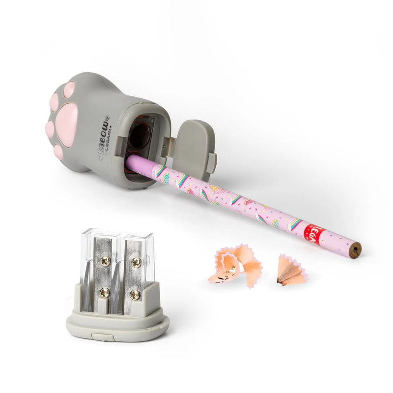 Legami Meow Pencil Sharpener With Container