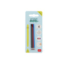 Legami Make Mistakes Refills for 3-Colour Erasable Gel Pens (Set of 4)