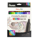 Pentel Pointliner Colour S40 (24 Pack)