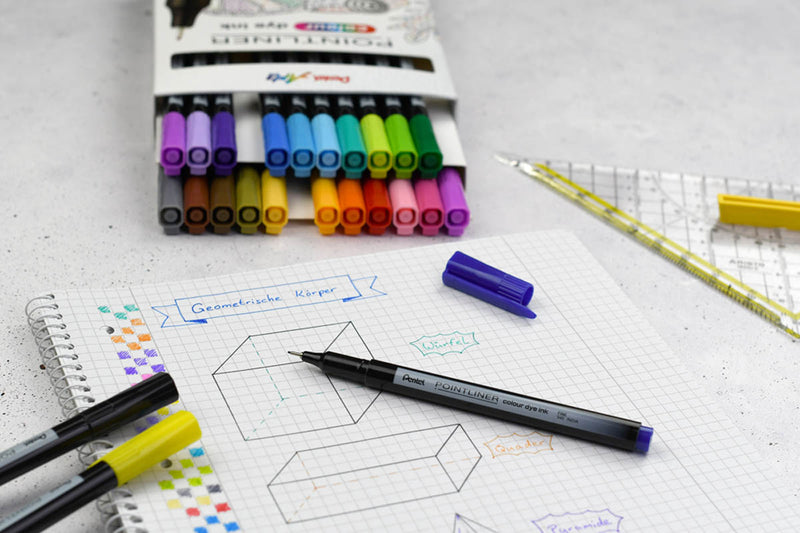 Pentel Pointliner Colour S40 (24 Pack)