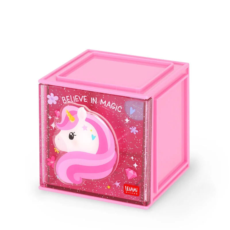 Legami Cutie Cube Stackable Desk Storage Box