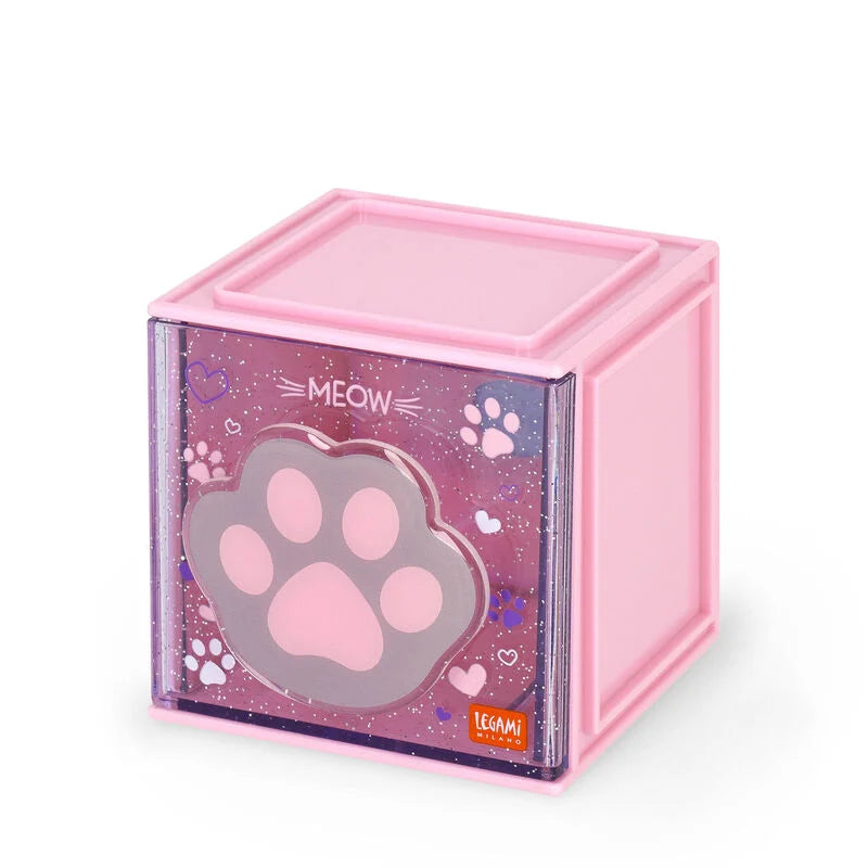 Legami Cutie Cube Stackable Desk Storage Box