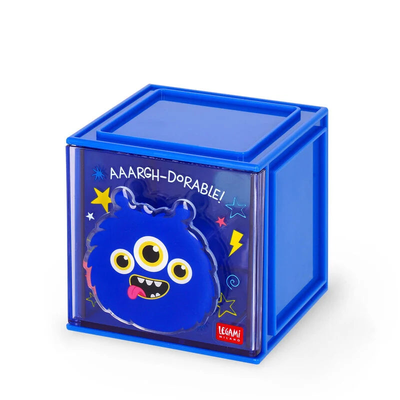 Legami Cutie Cube Stackable Desk Storage Box