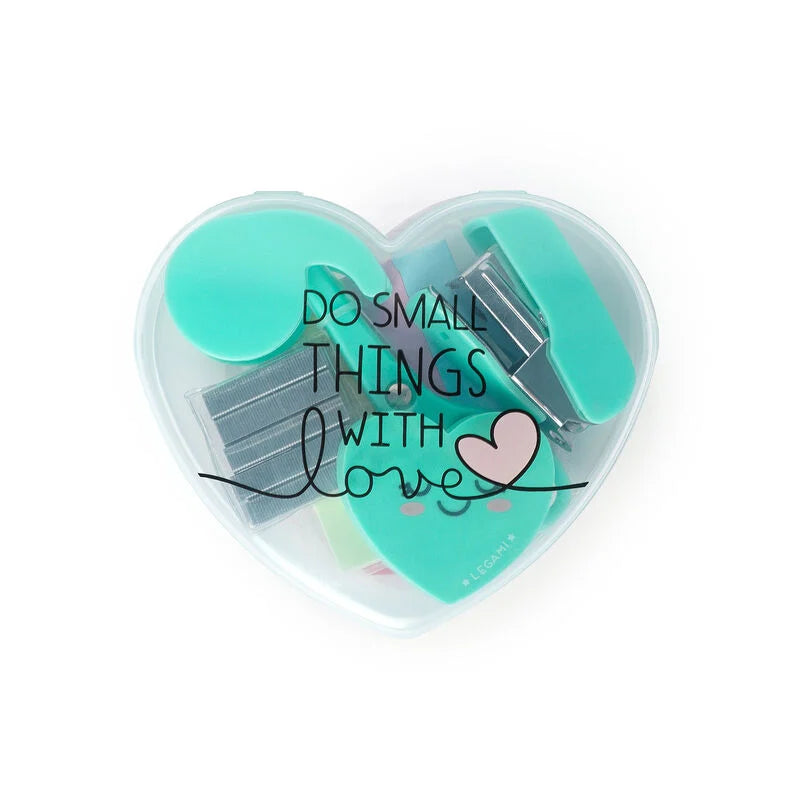 Legami Do Small Things With Love Mini Stationery Set