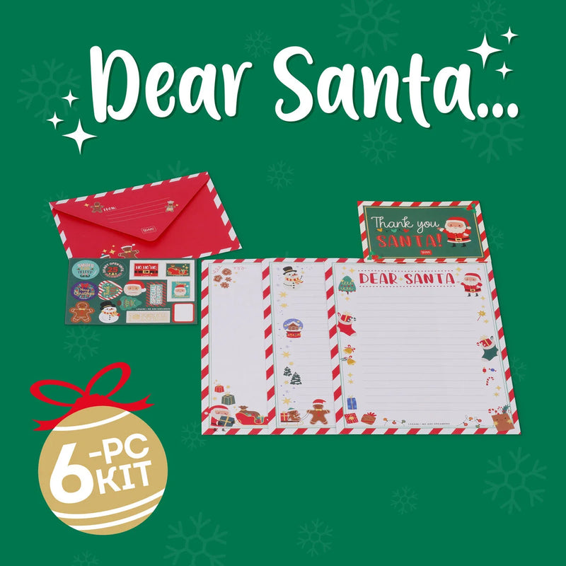 Legami Santa Legami Dear Santa Christmas Edition Santa Claus Letter Kit