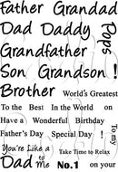 Card-io Clear Stamps A6 - SentiMens 2