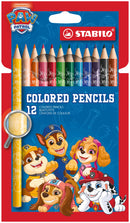 Stabilo Paw Patrol Coloured Pencils (Wallet of 12)