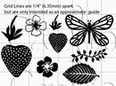 Card-io Majestix Clear Peg Stamps - Sweet Strawberries