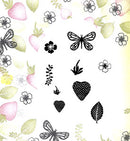 Card-io Majestix Clear Peg Stamps - Sweet Strawberries