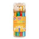 Legami Teddy Friends Colouring Pencil with Sharpener (Set of 24)