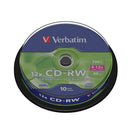 Verbatim CD-RW Datalife + 8-12x 700MB (Pack of 10)