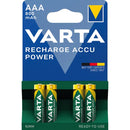 Varta Nimh Rechargeable AAA Batteries 800 mAh (Pack of 4) 56703101404