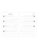 Letts Serene A6 Week to View Diary 2025 - Multilanguage