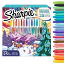Sharpie Festive Limited Edition Fine Point Permanent Marker Gift Set (25 Pens)
