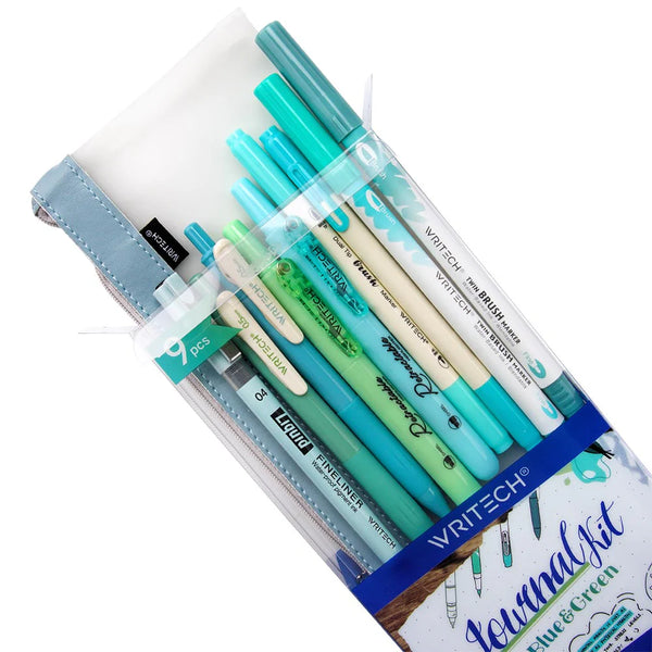 Writech Journaling Kit - Blue & Green