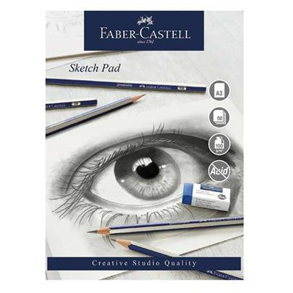 Faber-Castell Creative Studio Sketch Pad 100gsm (50 Sheets)