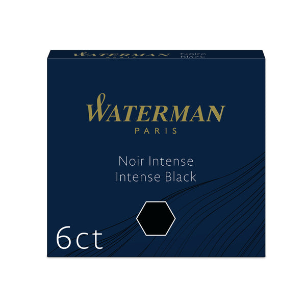 Waterman Ink Cartridges International Short Size (6 Pack)