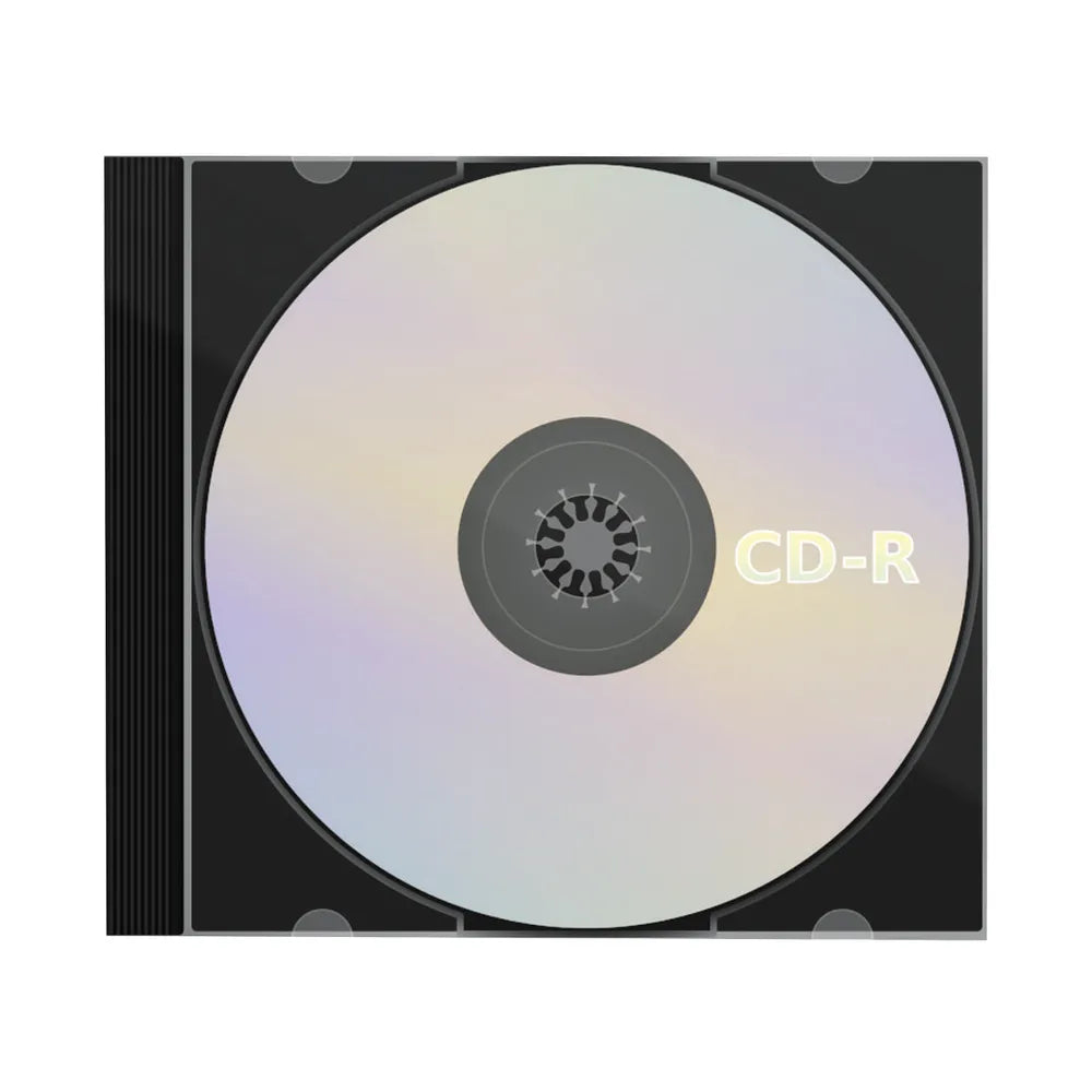 Wavy Line Frame Cd R Value CD-R Slimline Jewel Case 80min 52x 700MB (Recordable with 52x wr