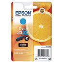 Epson 33XL Ink Cartridge Claria Premium High Yield Oranges Cyan C13T33624012