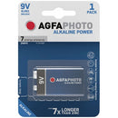 AgfaPhoto Alkaline Power 9V Batteries (Pack of 1)