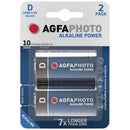 AgfaPhoto Alkaline Power D Batteries (Pack of 2)