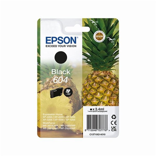 Epson 604 Ink Cartridge Pineapple Black C13T10G14010