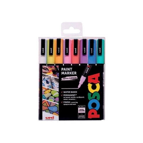 Posca PC-3M Paint Markers Fine Pastel Assorted (Pack of 8) 238212174