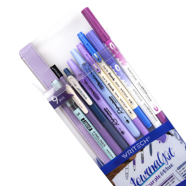 Writech Journaling Kit - Purple & Blue