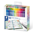 Staedtler Triplus Fineliner 334 Assorted Colours (Box of 60)