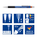 Staedtler Mars® Micro 775 Mechanical Pencil (Pack of 3 Assorted Line Widths)