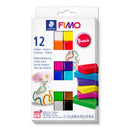 Fimo Soft Oven-Bake Modelling Clay - Basic Colours (12 Pack)