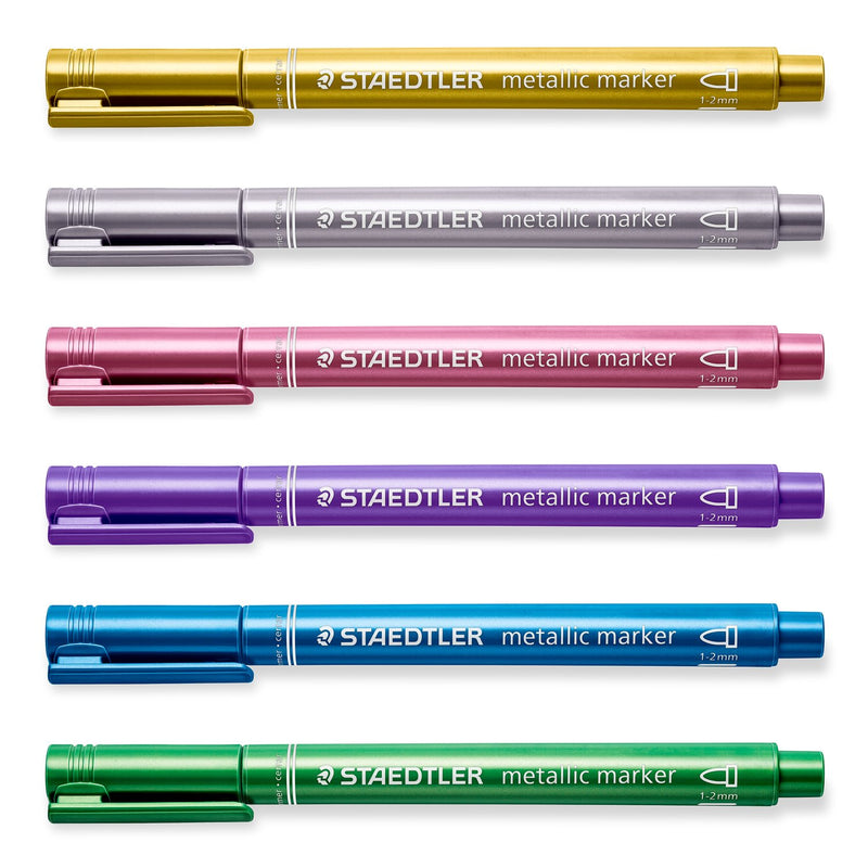 Staedtler 8323 Metallic Markers Assorted (10 Pack)