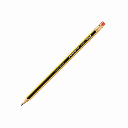 Staedtler Noris 122 Rubber Tipped HB Pencil (Pack of 12)