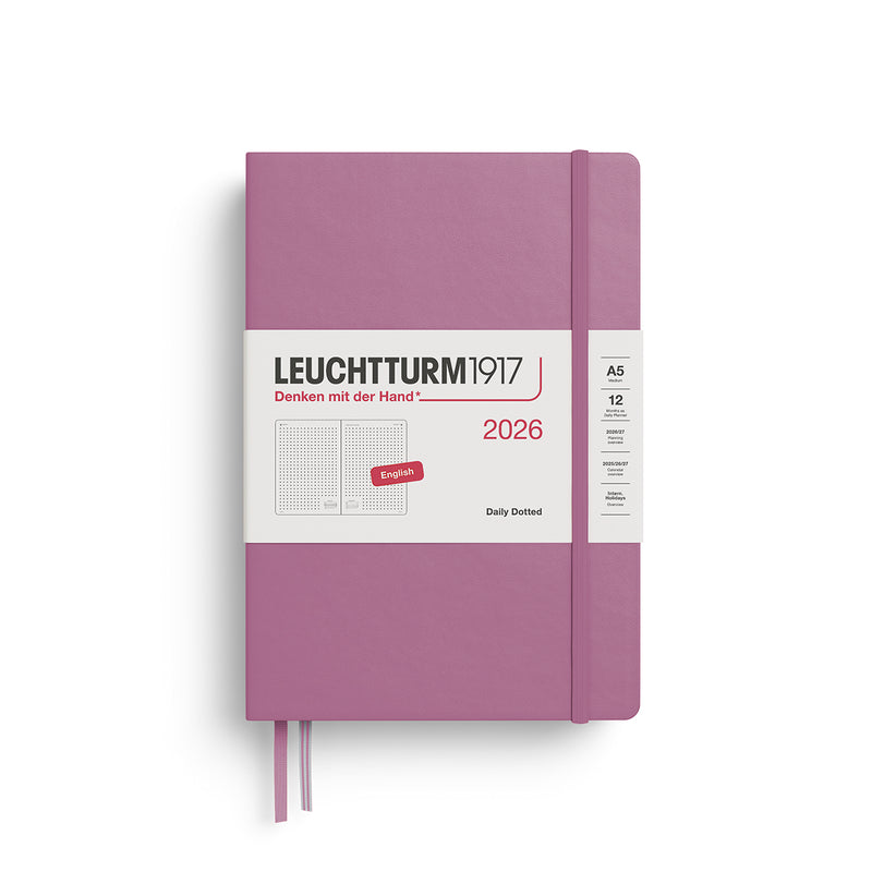 Leuchtturm 1917 Daily Planner Dotted Medium (A5) 2026