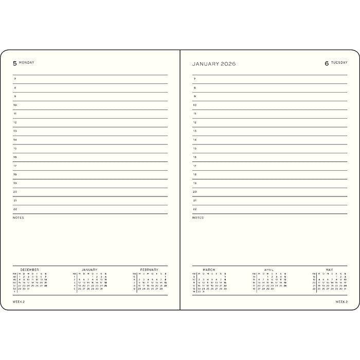 Leuchtturm 1917 Daily Planner Medium (A5) 2026