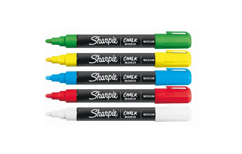 Sharpie Bullet Tipped Chalk Markers - Medium Assorted (5 Pieces)