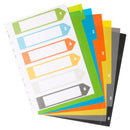 Eco-Eco A4 50% Recycled Set 6 Index File Dividers