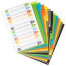 Eco-Eco A4 50% Recycled Set 12 Index File Dividers