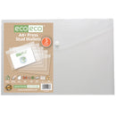 Eco-Eco A4+ - 95% Recycled - Press Stud Wallets (Pack of 5)